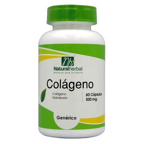 colageno hidrolizado  mg  capsulas marca natural herbal tremus