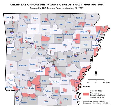arkansas opportunity zones    incentive  private investments