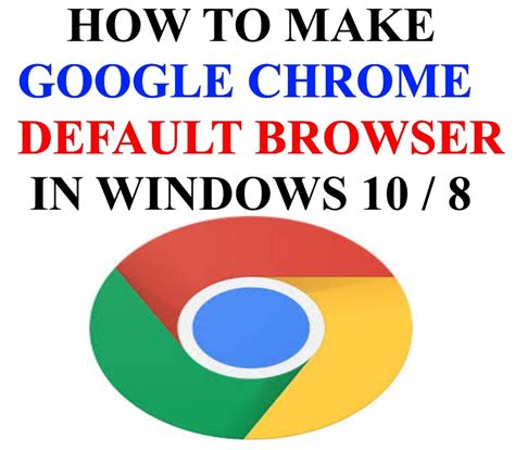set google chrome default browser  windows