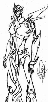 Arcee Transformers Prime Coloring Pages Deviantart Template Favourites Add sketch template