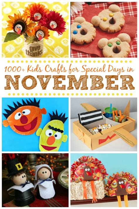kids crafts  special days  november fun family crafts