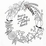 Wreath Flower Drawing Journal Wreaths Doodles Bullet Patterns Coloring Doodle Flowers Pages Embroidery Instagram Designs Hand Getdrawings Quote sketch template
