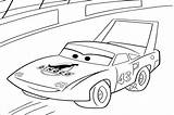 Coloring Cars Pages Strip Weathers Kids sketch template