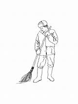 Janitor sketch template