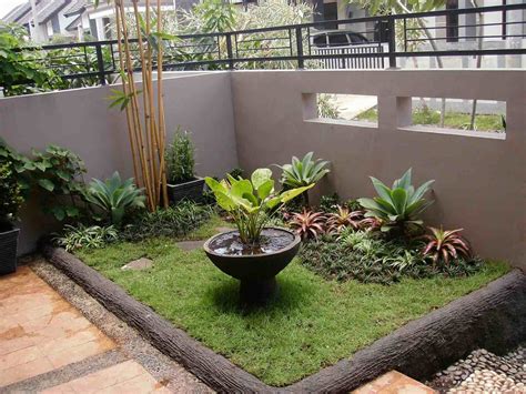 contoh taman minimalis depan rumah ukuran kecil situs properti indonesia
