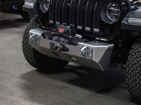 jeep wrangler front bumper jeep jl stubby bumper aluminum  road bumper