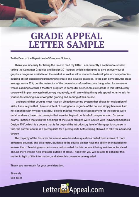 grade appeal letter sample  letterofappealsample  deviantart