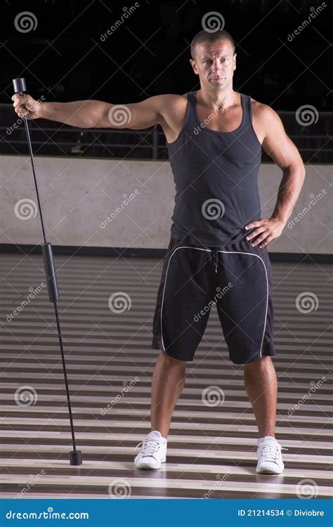 standing straight stock photo image  muscular fitness