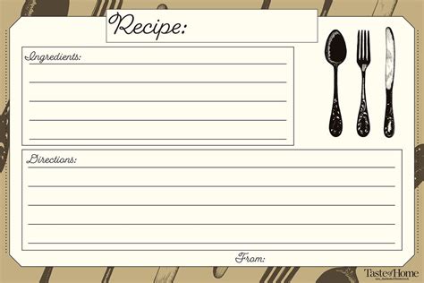 printable recipe card templates printable world holiday