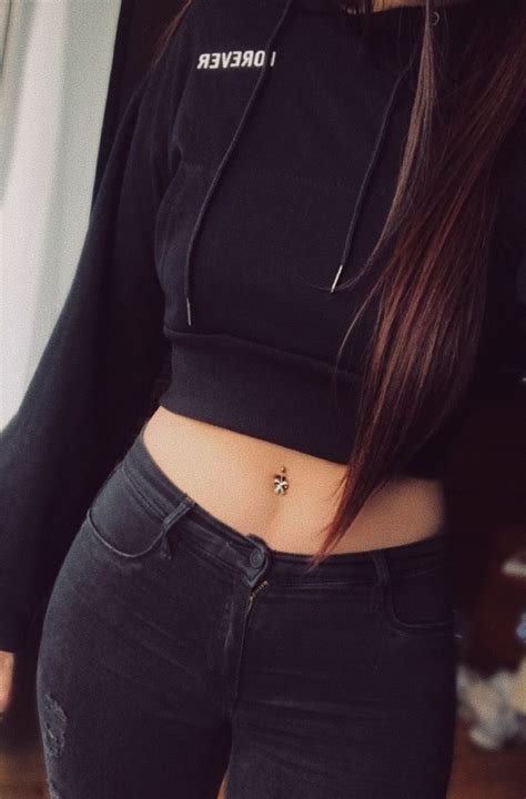 My Belly Button Piercing Love It And This Cropped Sweater Too Don’t