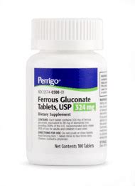 ferrous gluconate tablets usp  mg padagis