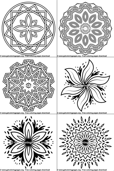 printable mandalas  beginners mandala coloring pages