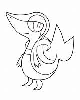 Coloring Pages Pokemon Snivy Servine Drawing Oshawott Serperior Pokeball Chibi Getdrawings Getcolorings Printable Color Template sketch template