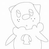 Oshawott Coloring Pages Lineart Im Right Now Deviantart Stats Downloads Template sketch template