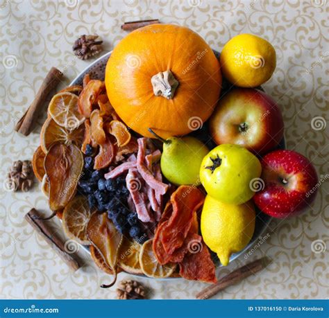 dried fruit fresh fruit  candied fruit stock photo image  plate
