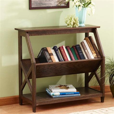 built   tilt book nook bookcase woodworking plan