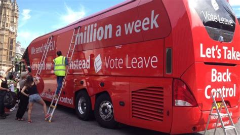 vote leave bus promoting nhs budget lies hijacked  greenpeace famous campaigns