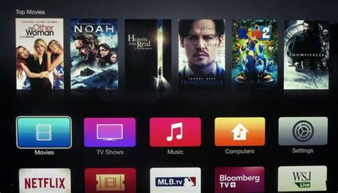 apple tv beta includes redesigned interface  ios  style icons