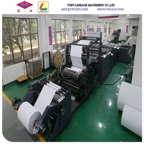 china ld  fully automatic exercise book making machine production