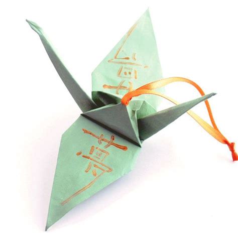 pin  inge  asian influence art  fabric  origami crane