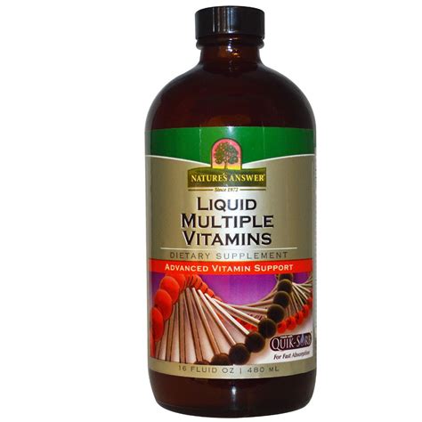 natures answer liquid multiple vitamins  fl oz  ml walmartcom