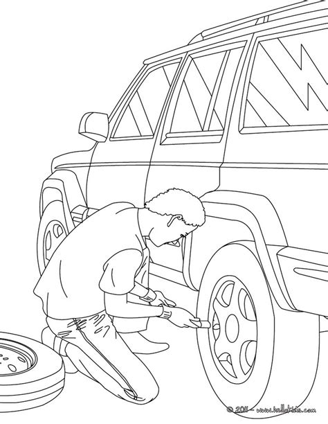 mechanic coloring coloring pages