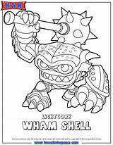 Coloring Pages Skylanders Swap Force Colouring Wham Shell Ninjini Lightcore Water Printables Color Comments Books Coloringhome Library Popular sketch template