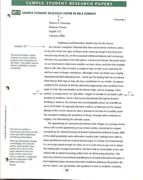 format  college papers research paper sample format research