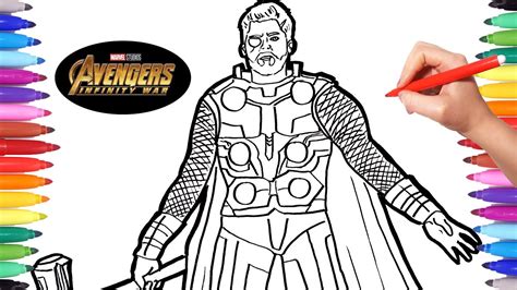 marvel avengers infinity war coloring pages  wallpaper hd