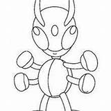 Coloring Pages Combee Pokemon Hellokids Kricketot sketch template