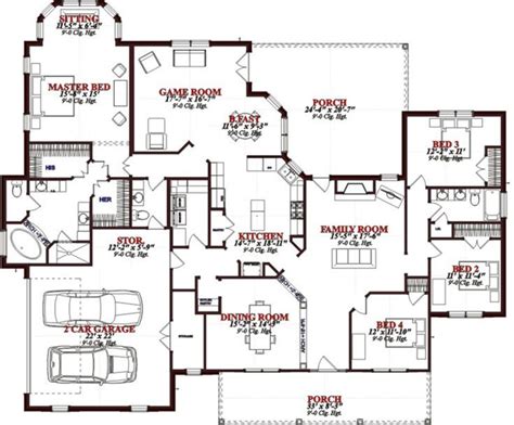 image result   sq ft open floor plans  level country style house plans floor plans