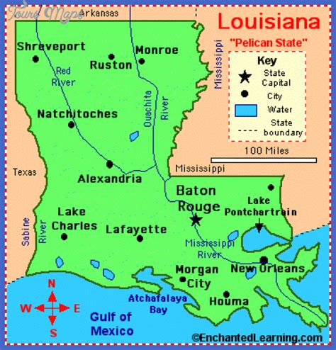 louisiana toursmapscom