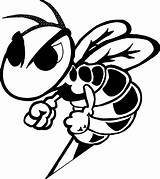 Coloring Hornet Hornets Pages Mascot Designlooter Drawings 450px 65kb Results sketch template