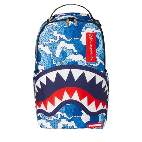 sprayground shark wave backpack aus stockists