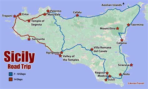 Sicily Self Drive Tour – Your 7 Day To 14 Day Itinerary Avrex Travel