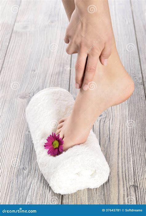 foot spa stock image image  healing health flower