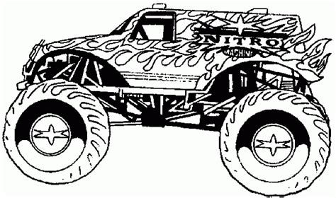 monster trucks coloring pages   printable coloring pages