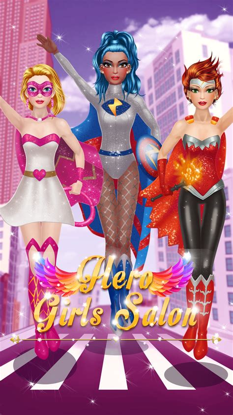 hero girls salon spa make up and dressup games for girls full