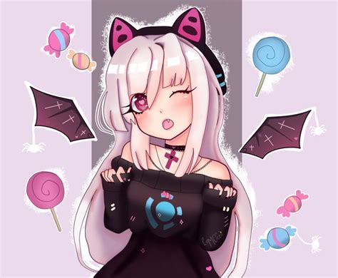 Pin By Lemon Mochi On For Others Candy Goth Goth Girls V Cute