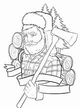 Lumberjack Coloring Outline Tattoo Pages Cartoon Outlines Women Tattoos Designs Deviantart Tumblr Getcolorings Direct Flash Deviant Men Login sketch template