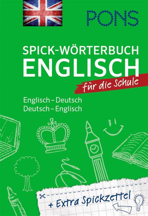 pons spick wörterbuch englisch für die schule wörterbücher englisch