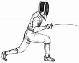 Fencing Drawing Close Year Getdrawings Drawings sketch template