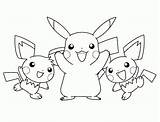 Coloring Pages Pikachu Pokemon Satoshi sketch template