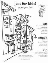 Menu Coloring Kids Archive Restaurant Template Customize Designlooter Menus Templates sketch template