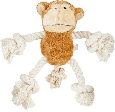 ethical pet plush rope moppet monkey dog toy   long chewycom