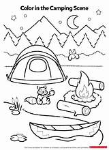 Coloring Pages Camping Preschool Smores Kids Worksheets Color Activity Theme Activities Campfire Sheets Kindergarten Printables Summer Sheet Scholastic Fun Template sketch template