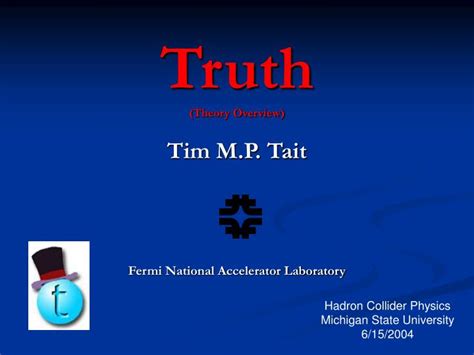 truth theory overview powerpoint