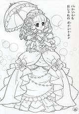 Coloring Princess Kawaii Nurie Japanese Book Cinderella Anime Màu Hình Result Lưu ã Từ Google Ca ảnh sketch template