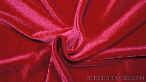 red plain stretch velvet color stretch house