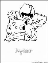 Ivysaur Coloring Pokemon Pages Color Fun Pokémon Craft Drawings Sheets Printable Cute Popular sketch template